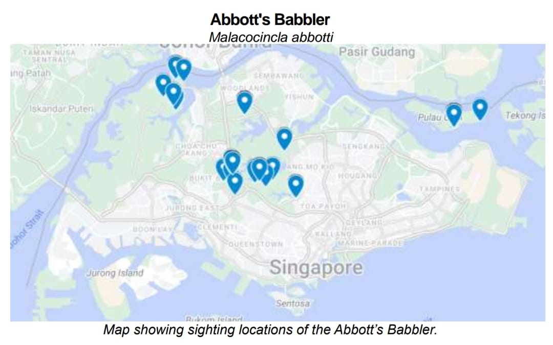 map, abbott babbler
